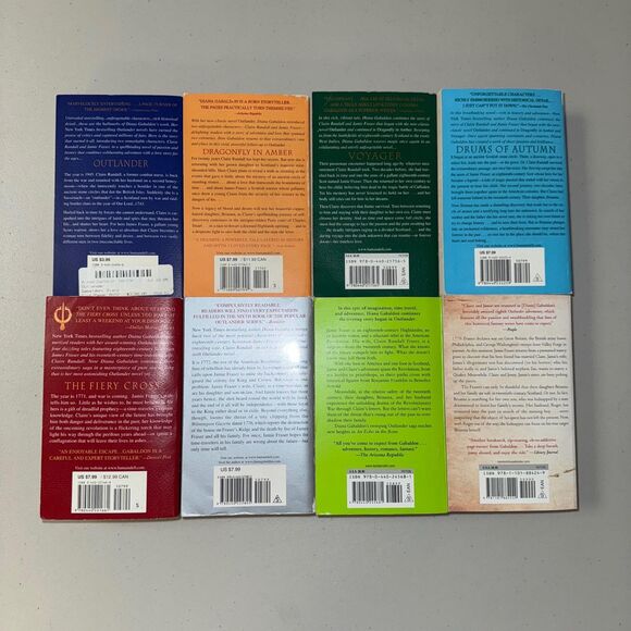 Outlander Series Books Diana Gabaldon #1 - 8 Time Travel Historical Romance Love - Picture 3 of 11